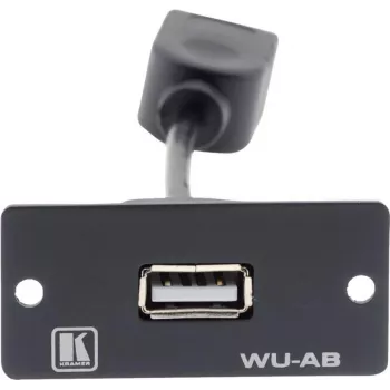 Kramer WU-AB modularni Snap-In vložek USB Type-A ženski na ženski črn 85-0118399