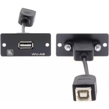 Kramer WU-AB modularni Snap-In vložek USB Type-A ženski na ženski črn 85-0118399
