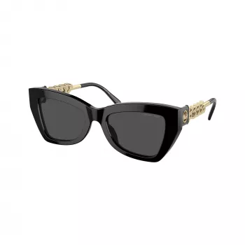 Michael Kors MK2205-300587 ženska sončna očala Cat Eye, temen okvir Schildpatt, temno sive leče, 52/19/140 mm