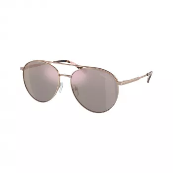 Michael Kors MK1138-11084Z ženska sončna očala Cat Eye, svetlo zlat okvir, rjave gradientne leče, 58mm