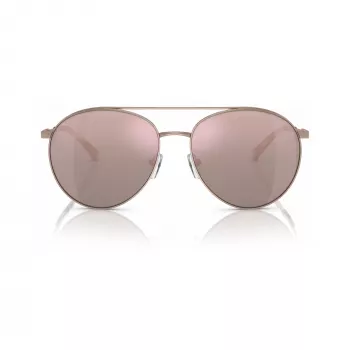 Michael Kors MK1138-11084Z ženska sončna očala Cat Eye, svetlo zlat okvir, rjave gradientne leče, 58mm