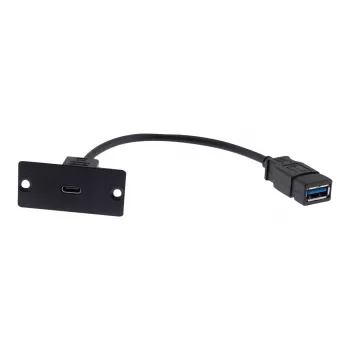 Kramer Electronics WU-CA(B) USB-C prehodni vložek, črn 80-00026499