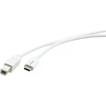 Kramer Electronics C-USB/CB-6 kabel USB 2.0, vtič USB-C na vtič USB-B, 1,8 m, bel 96-02357106