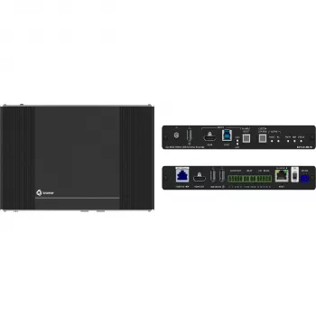 Kramer Electronics EXT3-21-XR-TR HDMI AV+ USB+ GE dvosmerni PoE pametni oddajnik in 2x1 stikalo sprejemnik (50-80584090)