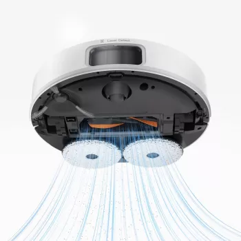 JONR T5 Pro Gen2 sesalni robot s funkcijo brisanja, bel