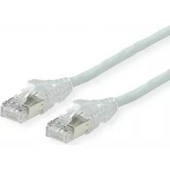 DÄTWYLER Cat.5e S/UTP bakreni patch kabel, PVC plašč, AMP v2 konektor, črn, 1,0 m 21.15.7031