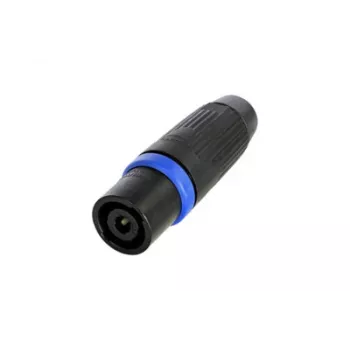 Neutrik NLT4MXX-BAG 4-polni moški speakON konektor za zvočniški kabel, črn