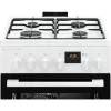 Electrolux LKK560232W prostostoječi plinski štedilnik z električno pečico, 58 L, bel