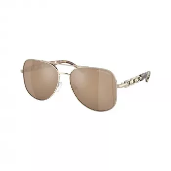 Michael Kors ženska sončna očala MK11210147P58 (58/15/140 mm) polarizirane sive leče, črn acetatni okvir