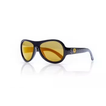 SHADEZ Designer Polka Sunflower črna otroška sončna očala za 3-7 let