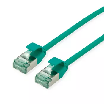 ROLINE RM U/FTP patch kabel Cat.6A/Class EA SLIM zelen 1m - FTP (21.45.3333)