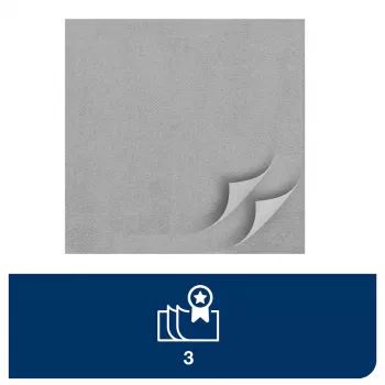 TORK Soft Dinner Advanced Anthracite 3-slojne prtičke 39 x 39,5 cm, 100 kosov (509401)