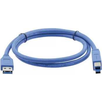 Kramer C-USB3/AB-6 kabel USB 3.0, USB-A vtič na USB-B vtič, 1,83 m, moder 96-0235006