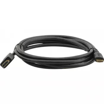 Kramer C-HM/HM/A-C-6 hitri HDMI kabel z Ethernetom, mini HDMI vtič tipa C na HDMI vtič tipa A, 1,8 m, črn 97-01115006