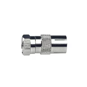 AXING CFA100 adapter IEC vtičnica na F vtič 75 Ohm CFA00100