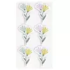 Artoz 3D cvetlične papirnate nalepke, 6 kosov, samolepilne, različni cvetlični motivi za ustvarjanje, scrapbooking, izdelavo voščilnic, dekoracijo, večbarvne, mat površina 185600-222