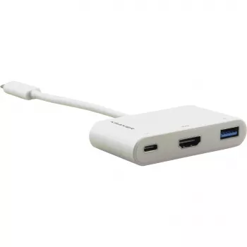 Kramer ADC-U31C/M2 USB-C multiport adapter – 4K HDMI, USB-A, USB-C PD, 17 cm, bel 99-97210004