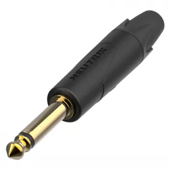 Neutrik NP2XX-AU-0 2-polni profesionalni vtič 1/4 inch z pozlačenimi kontakti, nikljan ohišje
