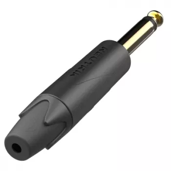 Neutrik NP2XX-AU-0 2-polni profesionalni vtič 1/4 inch z pozlačenimi kontakti, nikljan ohišje