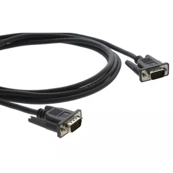 Kramer C-MGM/MGM-6 VGA kabel, HD-15 vtič na HD-15 vtič, 1,8 m, zalit, črn 92-7201006
