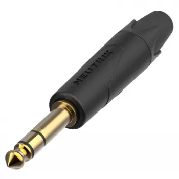 Neutrik NP3XX-AU-0 1/4 inch TRS vtič z pozlačenimi kontakti