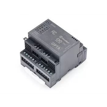 Arduino Pro Opta Ext D1608E razširitveni modul, 16 programabilnih napetostnih vhodov, 8 elektromehanskih relejev 250 V AC 6 A (AFX00005)