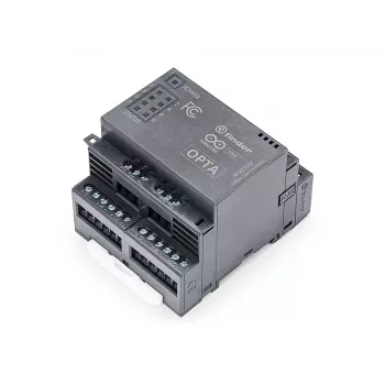 Arduino Opta analogni razširitveni modul AFX00007 - 4 konfigurabilni analogni vhodi, 2 analogni izhodi, 12-24 VDC, za DIN letev