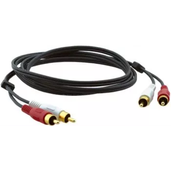 Kramer C-2RAM/2RAM-1 koaksialni avdio kabel RCA vtič na RCA vtič 0,3m črn 95-0202001