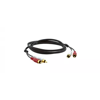 Kramer C-2RAM/2RAM-1 koaksialni avdio kabel RCA vtič na RCA vtič 0,3m črn 95-0202001
