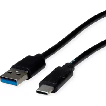 ROLINE RM kabel USB 3.2 Gen 2, USB A-C, ST/ST, črn, 2 m 11.45.9012