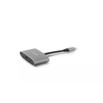 LMP USB-C Combo Hub - HDMI, 3x USB-A, USB-C PD 60W, 5Gbps, vesoljsko siva aluminij za MacBook 12 inch
