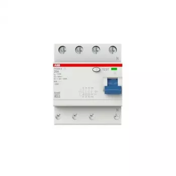 ABB FX204A-25/0.03 zaščitno stikalo na diferenčni tok 4P 25A 30mA tip A 230/400V AC 2CSF204165R1250
