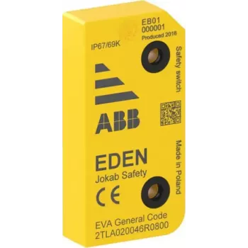 ABB brezkontaktno varnostno stikalo EVA General Code, RFID, 2 x OSSD, M12 8-polno, IP67/IP69K 2TLA020046R0800