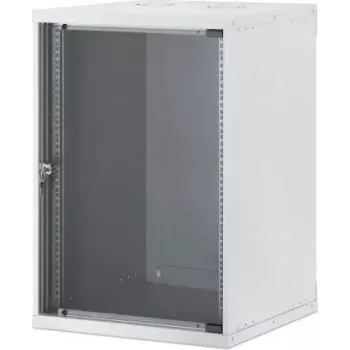 Intellinet 19 inch stenska omrežna omara, Basic Line, 15 RU, globina 560 mm, siva (RAL 9005) 716789