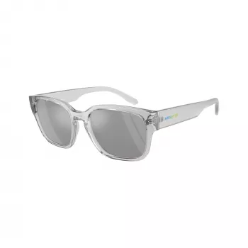 Arnette AN4325-28586G uniseks pravokotna sončna očala, mat črn okvir, temno siva stekla, 54-19-145 mm
