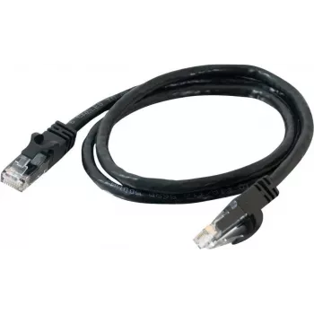 Cables2Go 0,5m Cat6 UTP Ethernet patch kabel, črn, snagless, PVC plašč 83405