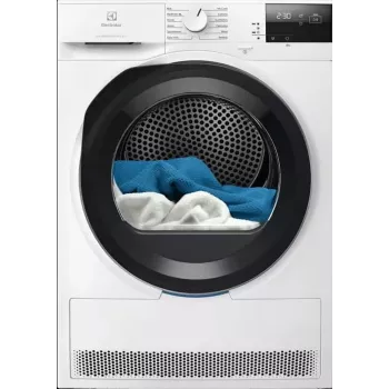 Electrolux EW6D28BE 8kg toplotna črpalka sušilni stroj, A+++ energijski razred, bel