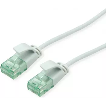 ROLINE RM UTP patch kabel Cat.6A/Class EA SLIM siva 0,3m 21.45.3401