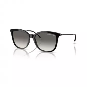 Armani Exchange ženska kvadratna sončna očala AX4151S 815811 črna/siva gradient 55mm
