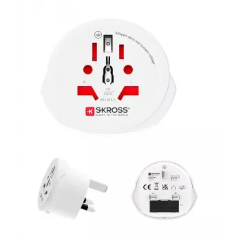 SKROSS svetovni potovalni adapter z kablom Micro USB (1.500225C-E)