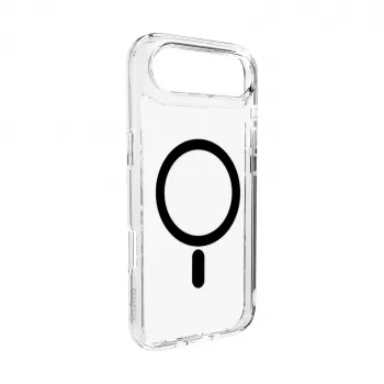 PURO LITEM zaščitni ovitek za Apple iPhone 17 Air, črn in prozoren PUIPC1766LITEMBLK