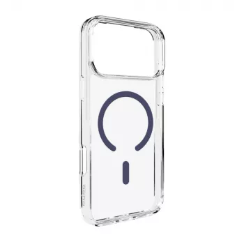 PURO Icon MagSafe prozoren ovitek za Apple iPhone 17 Pro – prozorno moder