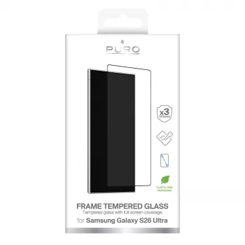 SBS Mobile kaljeno steklo zaščitna folija za zaslon za Samsung Galaxy S26 Ultra - trdota 9H, HD jasno, brez mehurčkov, paket 1 kos PUSDGFRS26USGBLK