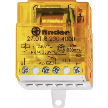 Finder serija 27 impulzni relej 1 NO 10 A 230 V AC za DIN letev 27.01.8.230.4000