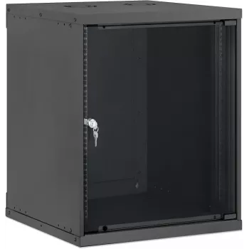 Intellinet 19 inch omrežno stensko ohišje, Basic Line, 12U, globina 560 mm, črno RAL 9005 716758