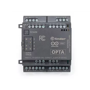 Arduino Pro Opta Ext D1608S razširitveni modul, 16 programabilnih napetostnih vhodov, 8 polprevodniških relejev 24 V DC 2 A (AFX00006)