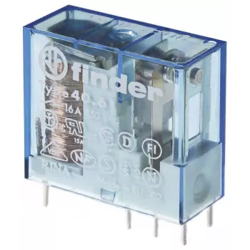 Finder 40.61.7.012.1000 močnostni rele 12 V DC 16 A SPDT vtični
