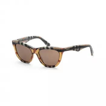 Burberry BE4435F414673 ženska sončna očala, temno rjav havana okvir, rjave gradient leče, 53/18/140 mm