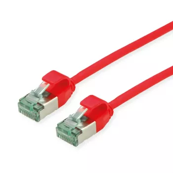 ROLINE RM U/FTP patch kabel Cat.6A Class EA Slim rdeč 2m 21.45.3315