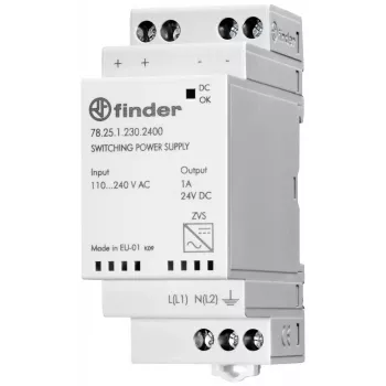 Finder 78.25.1.230.2400 napajalnik na DIN tirnici 24 V DC 1 A 25 W